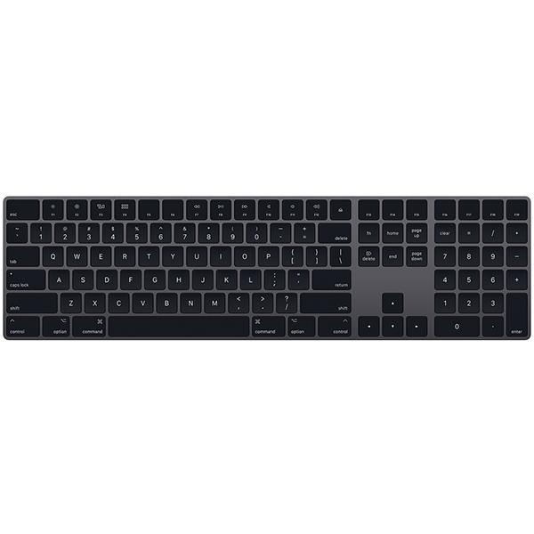 مجیک کیبورد نامریک اپل Magic Keyboard with Numeric Keypad خاکستری